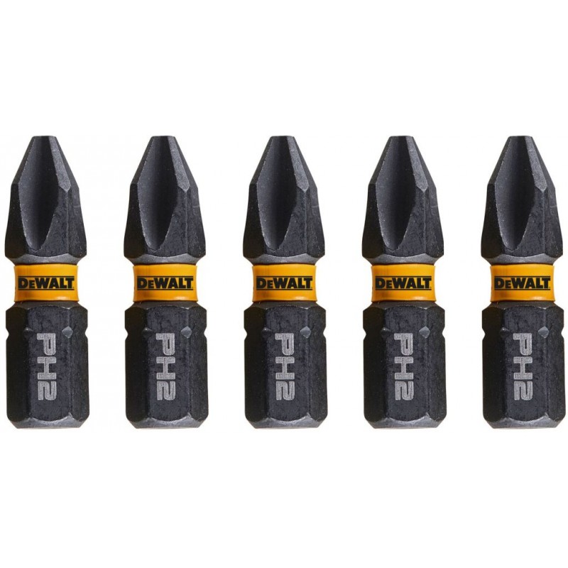 DeWALT DT7994T Sada bitů Ph2 25 mm 5 ks DeWALT DT7994T Sada bitů Ph2 25 mm 5 ks