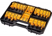 DeWALT DT90017 Sada 8 mm fréz do dřeva 22 ks