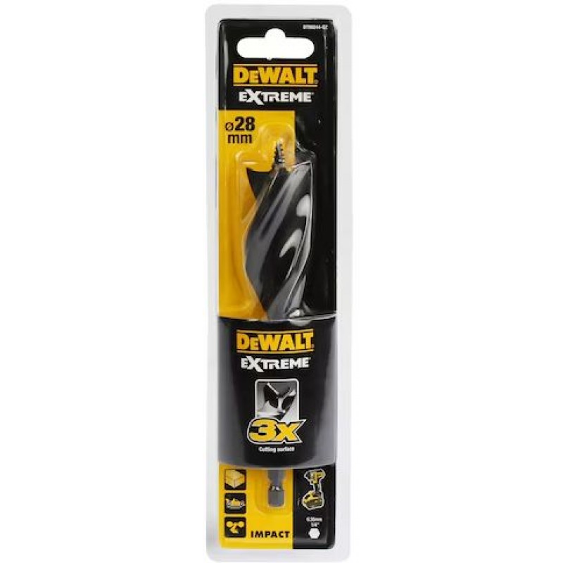 DeWALT DT90244 EXTREME Třibřitý vrták do dřeva 28 x 152 mm