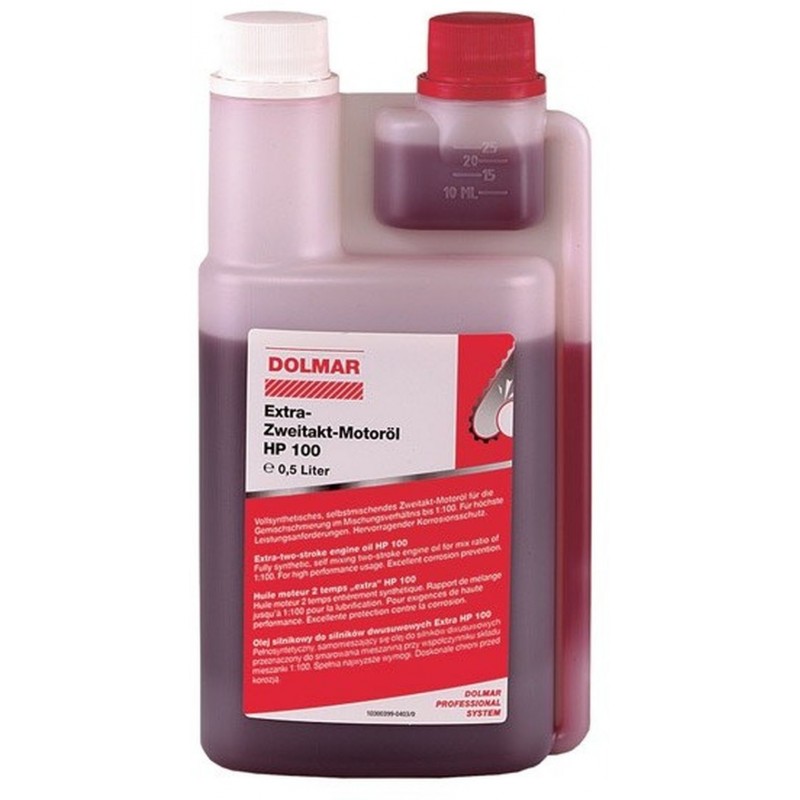 DOLMAR olej motorový speciál 1:100 0,5l s dávkovačem 980008113