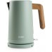 DOMO WOOD YOU Rychlovarná konvice (1,7l/2200W) nerez, zelená DO9282WK