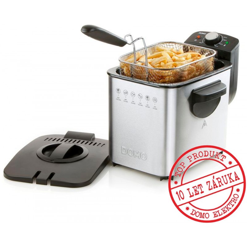 DOMO Fritéza nerezová 4l, 3000W DO507FR DOMO Fritéza nerezová 4l, 3000W DO507FR