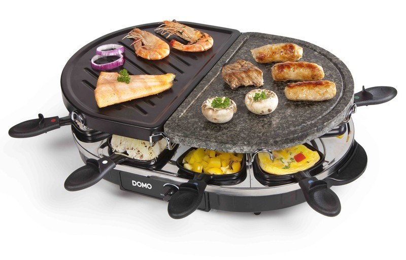 DOMO Raclette gril z přírodního kamene / kov DO9059G
