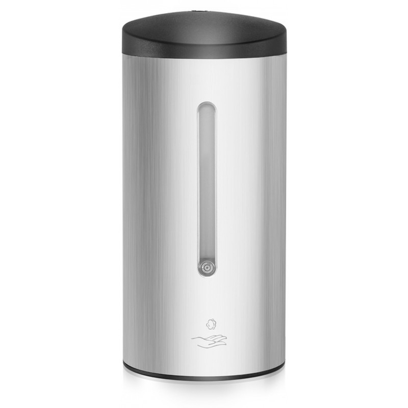 DONNER ROUND (Foam) Automatický dávkovač pěnového mýdla, matný nerez 8596220010445