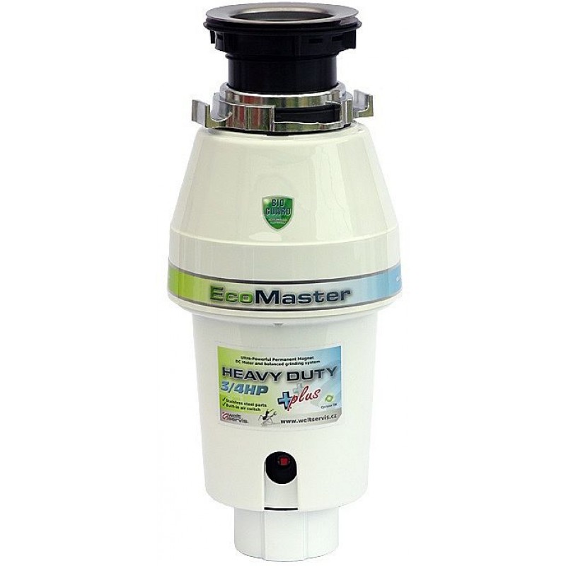 VÝPRODEJ poškozený karton EcoMaster HEAVY DUTY Plus drtič kuchyňského odpadu 001010003