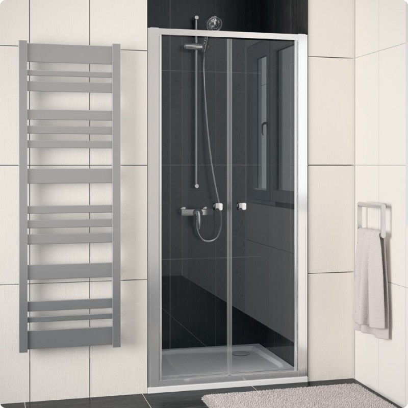 RONAL ECP2 ECO-Line dvoukřídlé dveře, 70cm, elox/čiré sklo ECP207000107 RONAL ECP2 ECO-Line dvoukřídlé dveře, 70cm, elox/čiré sklo ECP207000107