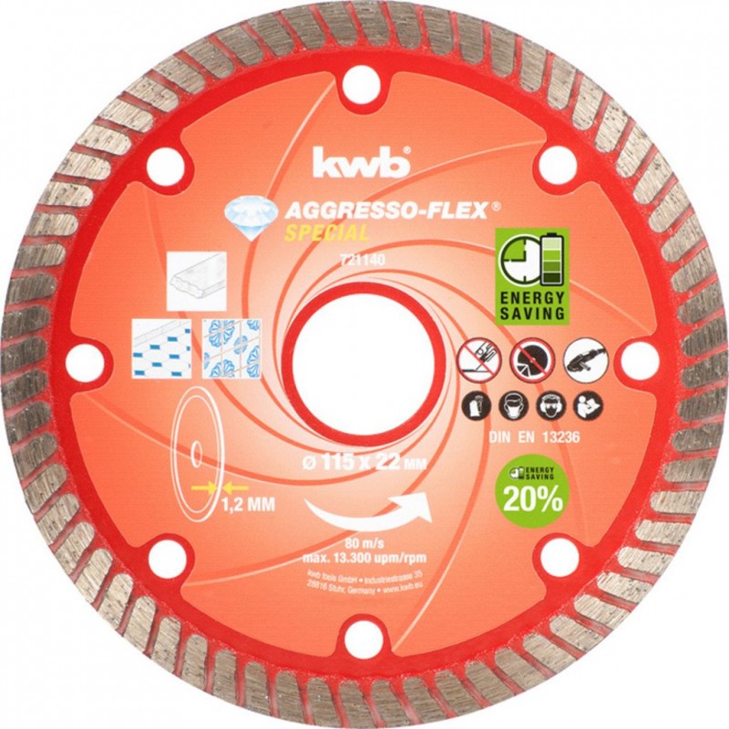 EINHELL Disk řezný diamantový X.THIN115X1,2 KWB 721140 EINHELL Disk řezný diamantový X.THIN115X1,2 KWB 721140