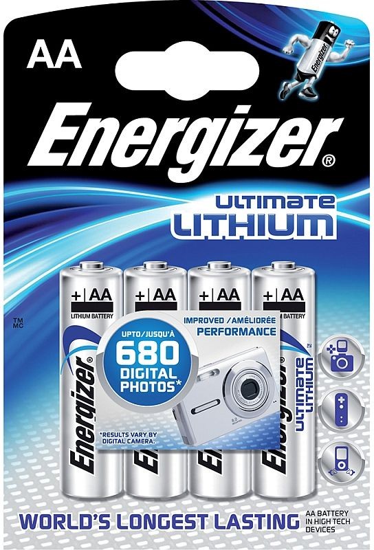 ENERGIZER Alkalické tužkové baterie Ultimate Lithium FR6/4 4xAA 35035752 ENERGIZER Alkalické tužkové baterie Ultimate Lithium FR6/4 4xAA 35035752