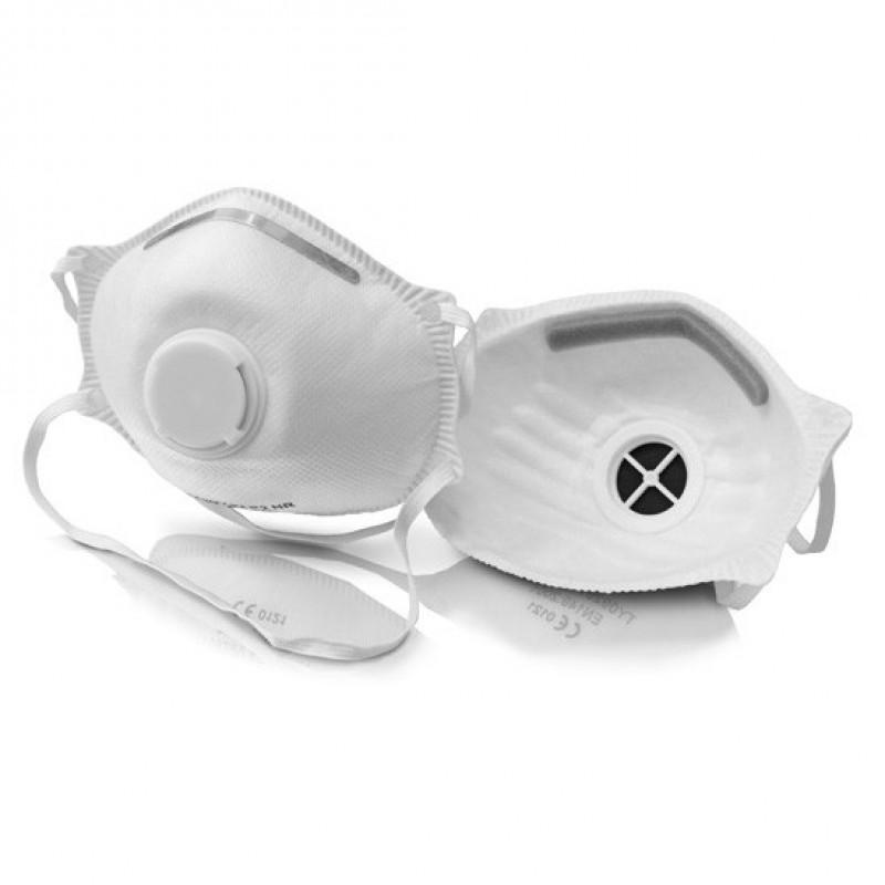 ERBA Respirátor s ventilem FFP2, sada 3 ks, blister ER-55252 ERBA Respirátor s ventilem FFP2, sada 3 ks, blister ER-55252