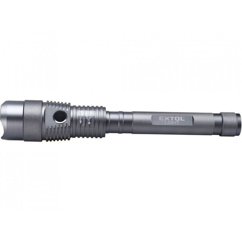 EXTOL LIGHT CREE T6 LED svítilna 800 lm nabíjecí s powerbankou 43124 EXTOL LIGHT CREE T6 LED svítilna 800 lm nabíjecí s powerbankou 43124