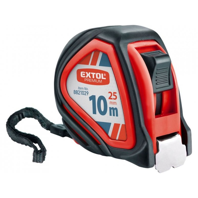EXTOL PREMIUM metr svinovací 10m šířka pásku 25mm 8821029