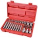 EXTOL PREMIUM Hlavice a hroty TORX, sada 35 ks 8818211
