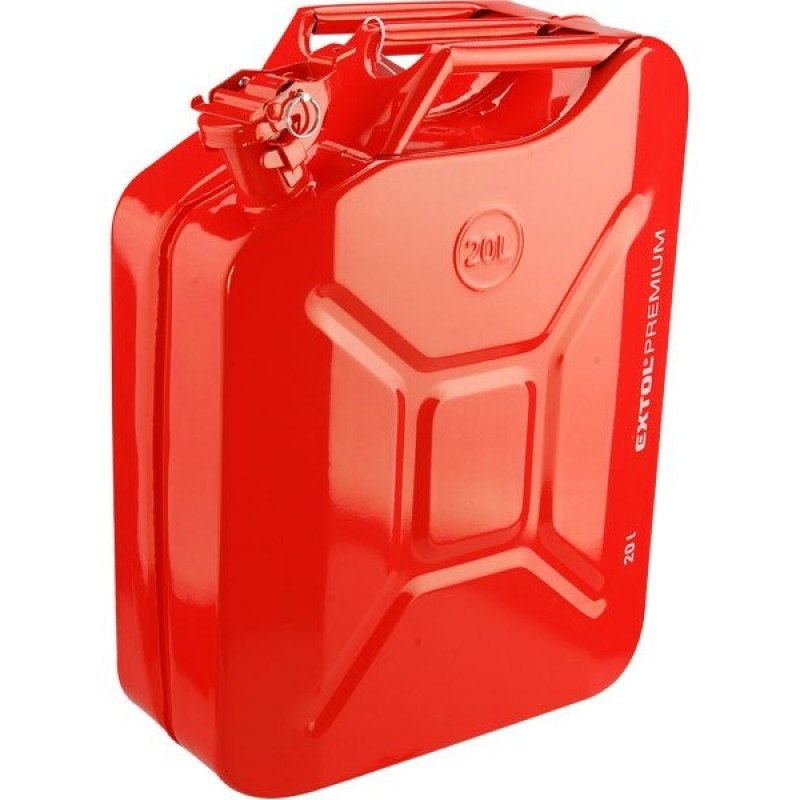 EXTOL PREMIUM kanystr ocelový na benzín, 20l 8863200