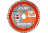 EXTOL PREMIUM kotouč diamantový řezný 180x22,2mm TURBO - suché i mokré řezání 108754