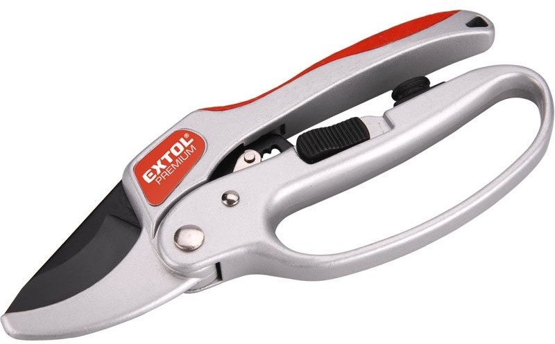 EXTOL PREMIUM nůžky zahradnické s rohatkovým převodem 205 mm 8872180