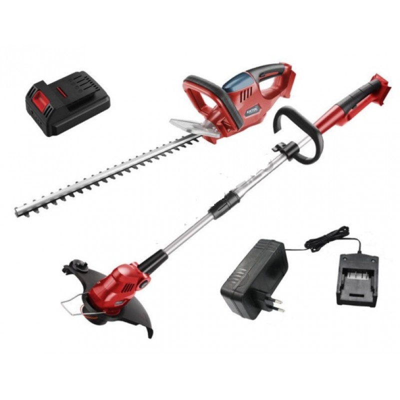EXTOL PREMIUM nůžky na živé ploty + strunová sekačka aku, 18V Li-ion 8895620 EXTOL PREMIUM nůžky na živé ploty + strunová sekačka aku, 18V Li-ion 8895620