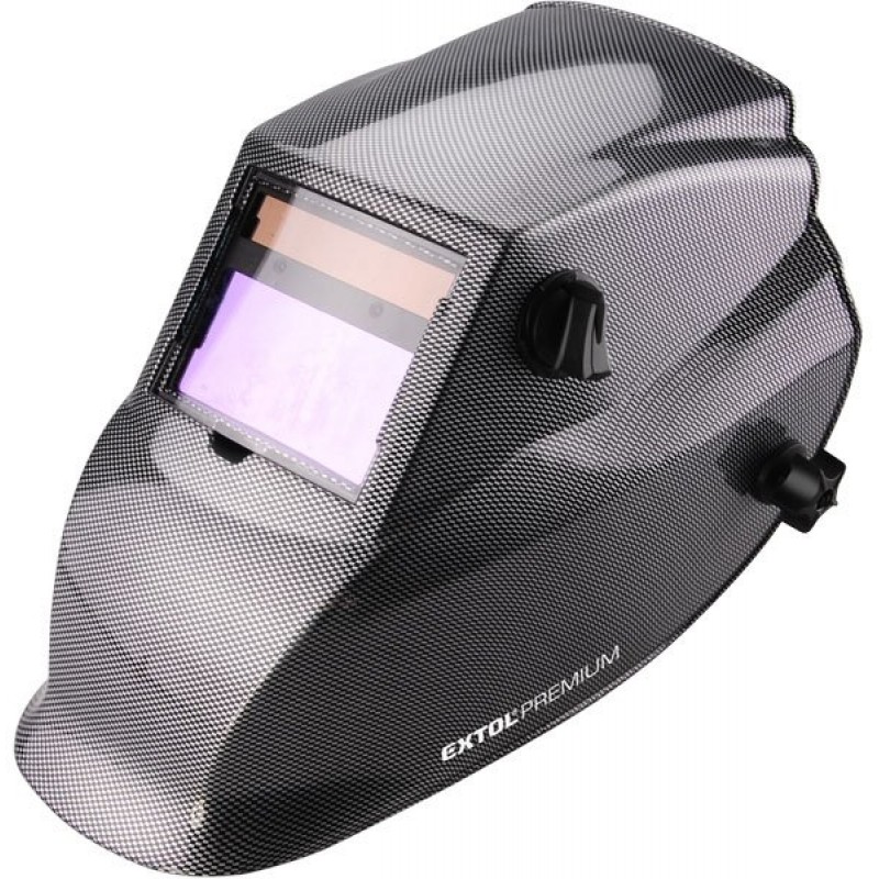 EXTOL PREMIUM WH800 kukla svářecí samostmívací, karbonová 8898027