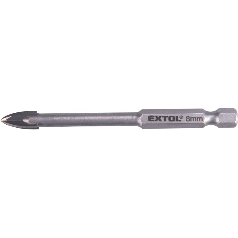 EXTOL PREMIUM vrták na sklo a keramiku karbidový, 8mm 8801888 EXTOL PREMIUM vrták na sklo a keramiku karbidový, 8mm 8801888