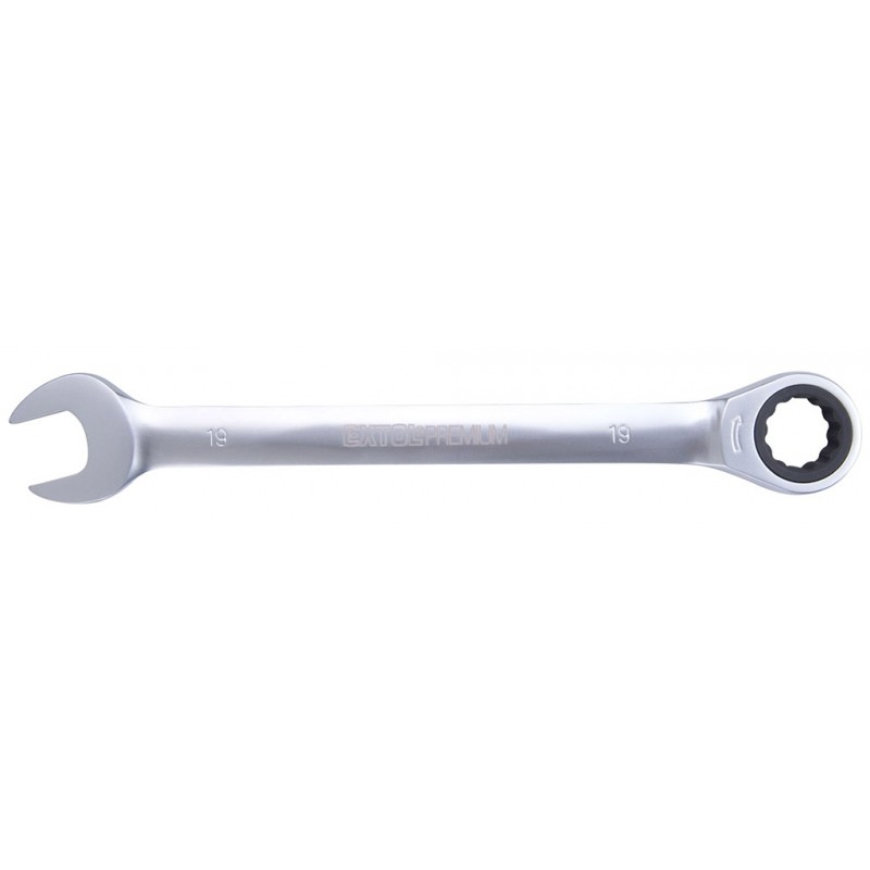 EXTOL PREMIUM klíč ráčnový očkoplochý, 72 zubů, 19mm 8816119 EXTOL PREMIUM klíč ráčnový očkoplochý, 72 zubů, 19mm 8816119
