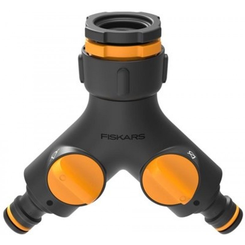 FISKARS Comfort Dvojitá spojka ke kohoutku pro všechny velikosti 1027061