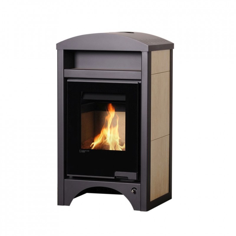 HS FLAMINGO AQUAFLAM VARIO BARMA 11/5kW krbová kamna javor HSF34-001