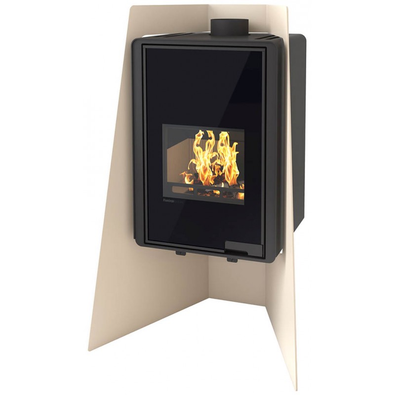 HS FLAMINGO DELUXE ® ISLAND Krbová kamna 9kW, krémová HSF42-004 HS FLAMINGO DELUXE ® ISLAND Krbová kamna 9kW, krémová HSF42-004