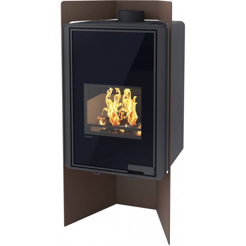 HS FLAMINGO DELUXE ® PULAU Krbová kamna 9kW, hnědá/sametová HSF42-028 HS FLAMINGO DELUXE ® PULAU Krbová kamna 9kW, hnědá/sametová HSF42-028