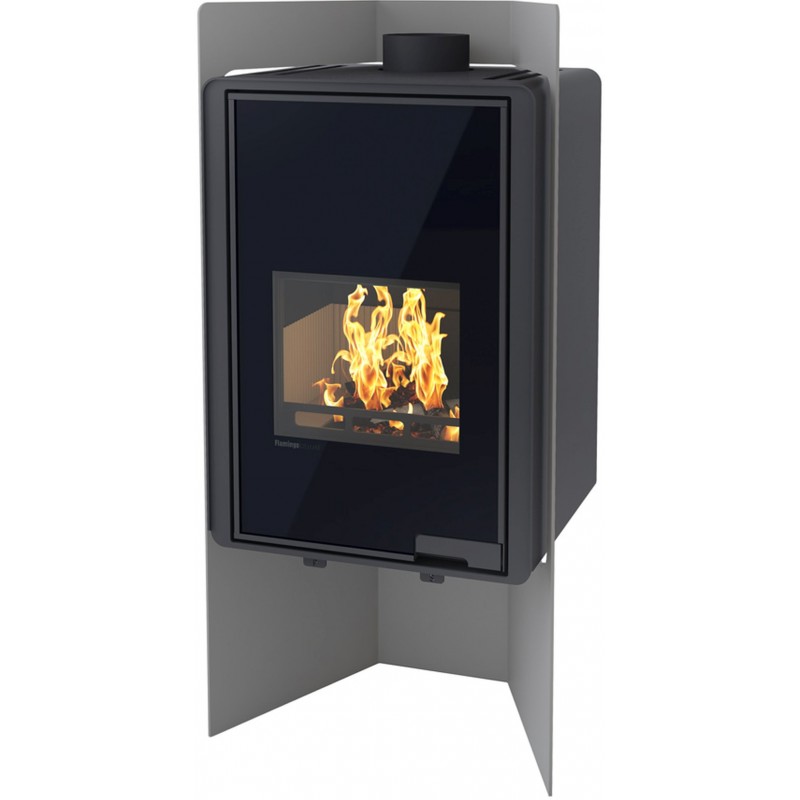 HS FLAMINGO DELUXE ® PULAU Krbová kamna 9kW, šedá HSF42-031 HS FLAMINGO DELUXE ® PULAU Krbová kamna 9kW, šedá HSF42-031