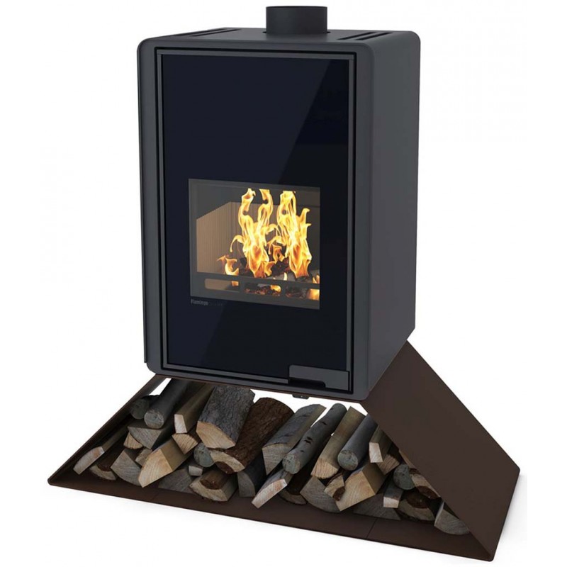 HS FLAMINGO DELUXE ® SENAI Krbová kamna 9kW, hnědá/sametová HSF42-034