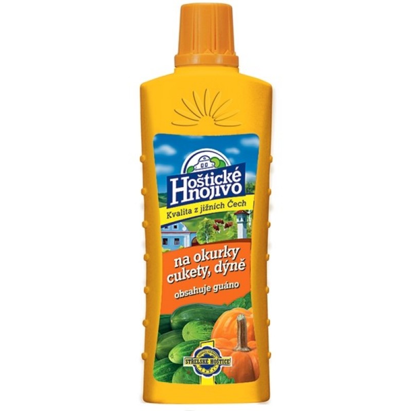 Hoštické hnojivo na okurky, cukety a dýně 0,5l guánem 1216004