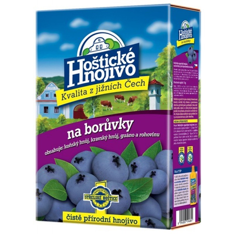 Hoštické hnojivo na borůvky 1kg 1202010