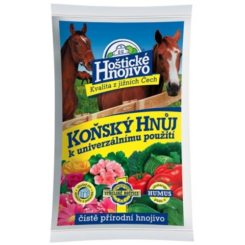 Hoštické hnojivo koňský hnůj 8kg Hoštické hnojivo koňský hnůj 8kg
