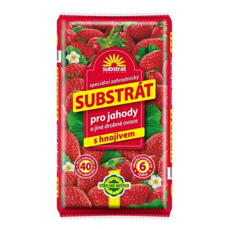 FORESTINA Substrát pro jahody a jiné drobné ovoce 40l