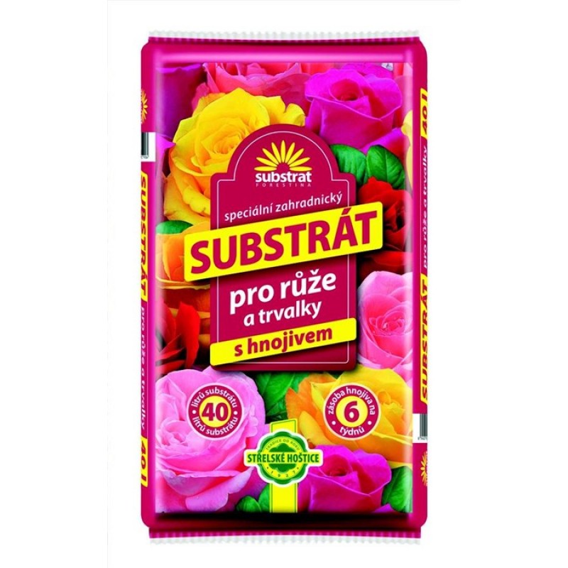 FORESTINA Substrát pro růže a trvalky 40l