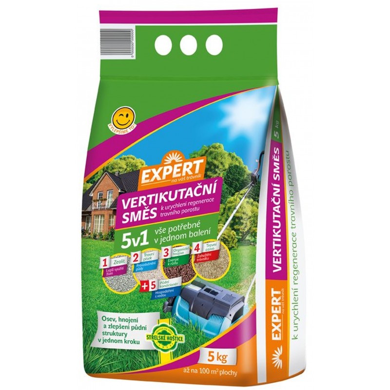 FORESTINA EXPERT Vertikutační směs 5v1 5 kg FORESTINA EXPERT Vertikutační směs 5v1 5 kg