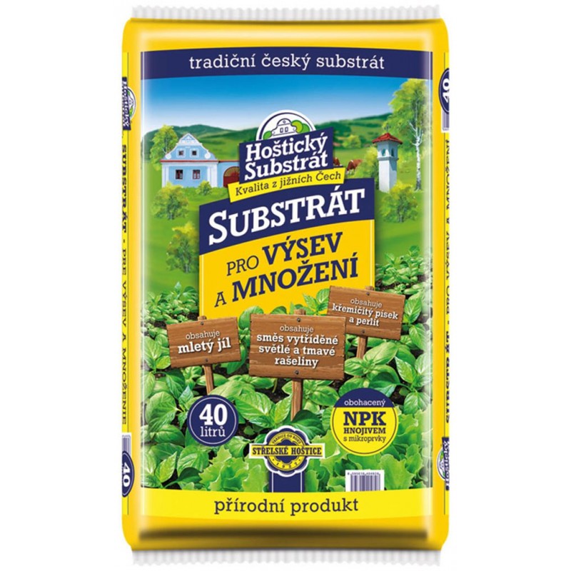 Hoštický substrát - Substrát pro výsev a množení 40l