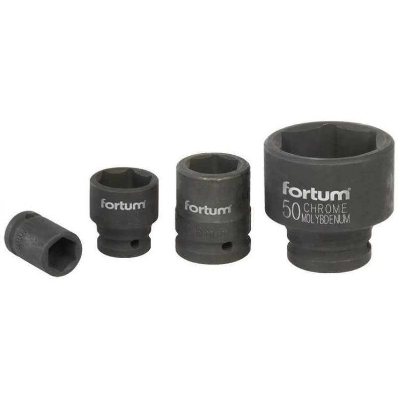FORTUM hlavice nástrčná rázová, 3/4“, 34mm, L 57mm 4703034 FORTUM hlavice nástrčná rázová, 3/4“, 34mm, L 57mm 4703034