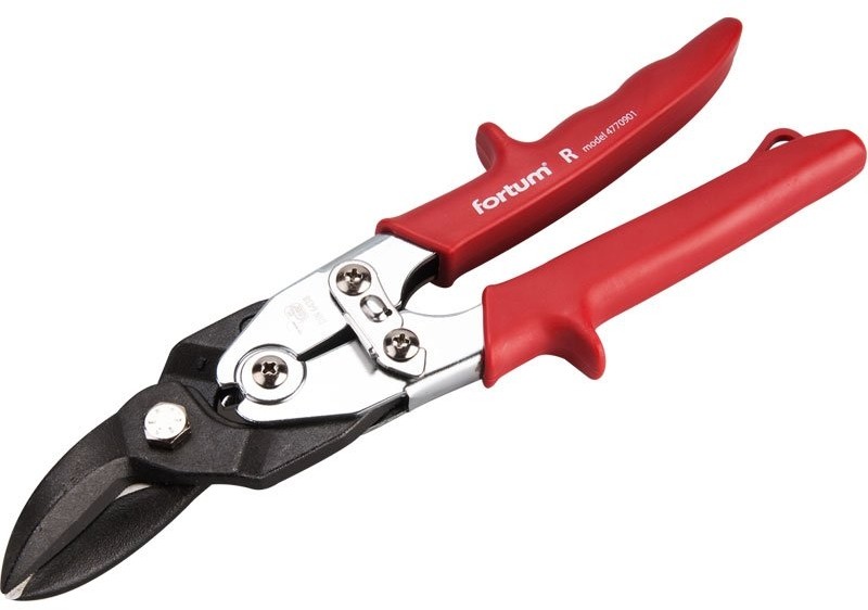 FORTUM nůžky na plech převodové, 255mm, pravé 4770901