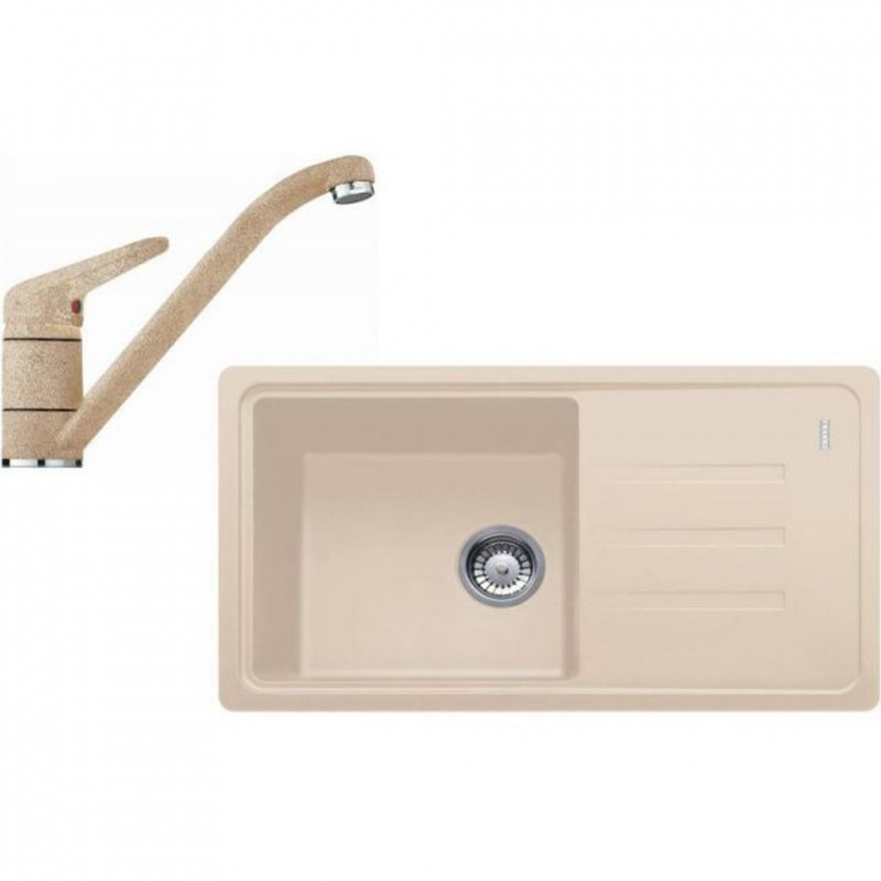 Franke SET G121 (dřez BSG 611-78/39 pískový+baterie FC 9541 písková) 114.0441.171 Franke SET G121 (dřez BSG 611-78/39 pískový+baterie FC 9541 písková) 114.0441.171