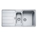 BAZAR Franke Hydros HDX 654 R, 965x510 mm, nerezový dřez 101.0320.862 VYVRTANÝ OTVOR, OHNUTÝ ROH!!