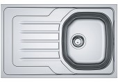 Franke Onda OLL 611-79, 790×500mm, dřez nerez, tkaná struktura 101.0613.121