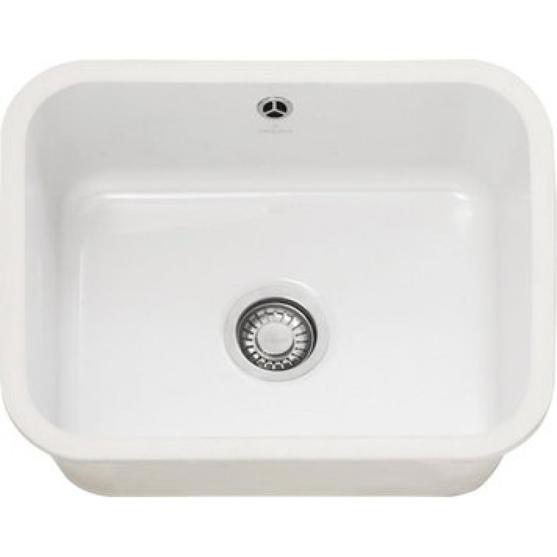 Franke Vail VBK 110-50, 545x390 mm, keramický dřez, bílý 126.0294.605 Franke Vail VBK 110-50, 545x390 mm, keramický dřez, bílý 126.0294.605