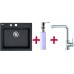Franke SET G35 dřez KSG 238.071 onyx + dřezová baterie Samoa + dávkovač saponátu FD 300