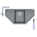 Franke SET G85 granitový dřez MRG 612 E šedý kámen+baterie Samoa+dávkovač FD 300