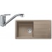 Franke SET G133 granitový dřez BFG 611 kašmír + baterie FC 9541.031 chrom