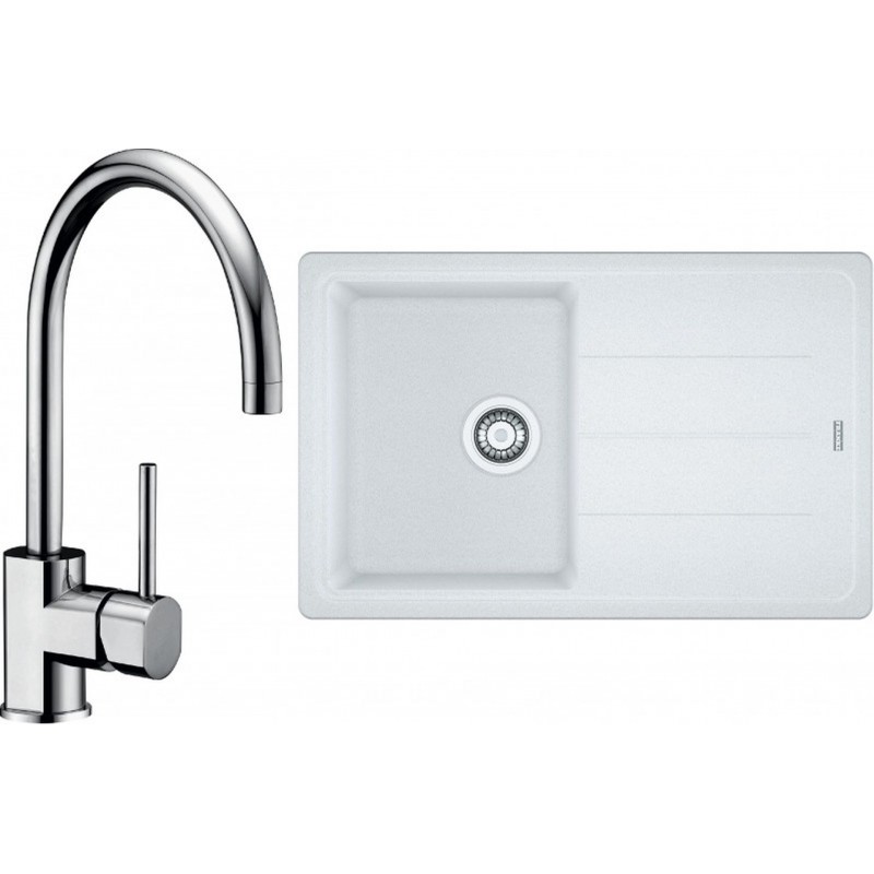 Franke SET G56 granitový dřez BFG 611-78 bílý led + baterie FC 650 chrom 114.0323.874 Franke SET G56 granitový dřez BFG 611-78 bílý led + baterie FC 650 chrom 114.0323.874