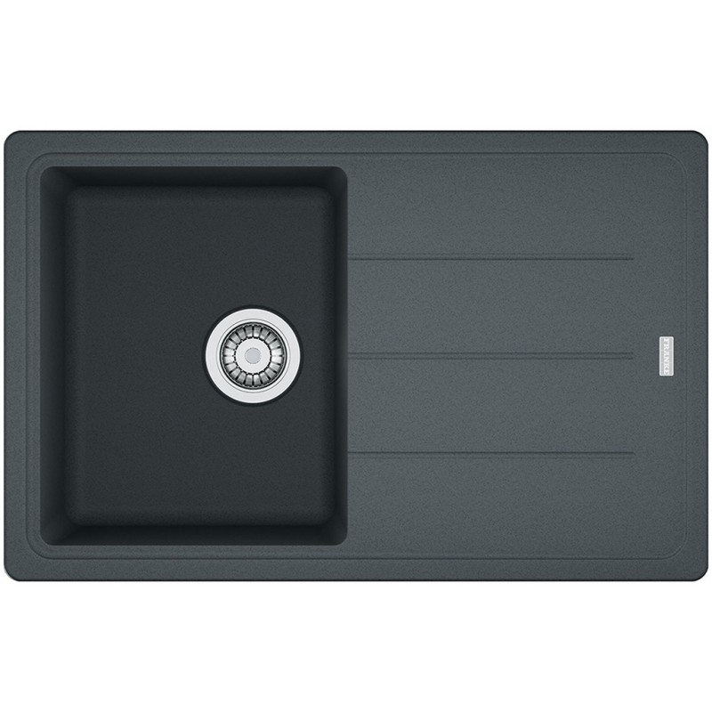 Franke Basic BFG 611-78, 780x500 mm, fragranitový dřez, grafit 114.0285.165