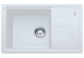 Franke Malta BSG 611-62, 620x435 mm, fragranitový dřez, Bílá-led 114.0440.889