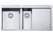 BAZAR Franke Planar PPX 251/651 TL/2, 1000x512 mm, nerezový dřez 127.0203.467 OHLÉ ROHY!!