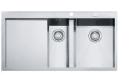 BAZAR Franke Planar PPX 251/651 TL /7, 1000x512 mm, nerezový dřez 127.0203.468 OHNUTÉ ROHY!!